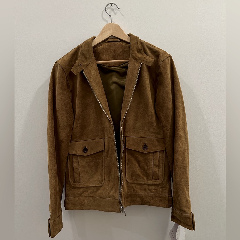 Custom Made Calf Suede Jacket